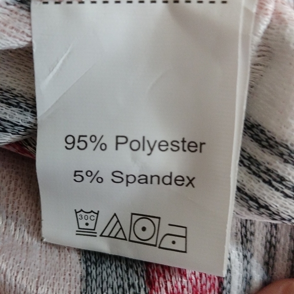 Shein Striped Criss Cross Back Bodycon Dress Size Large - Picture 8 of 8